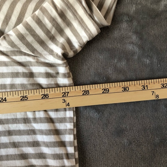 Terra Sky Set of 2 T-Shirts 3XL & 2XL Stripes Crewneck Short Sleeve Plus Size - Picture 5 of 14